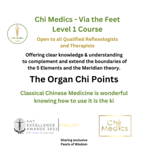 Chi Medics – Via The Feet, Level 1 Practitioner Training -2 days Live Online